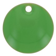 Sequins ronds en métal et résine époxy 10 mm Vert x10