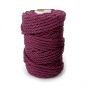 Garnet - Bobine de cordon en coton pour macramé 5 mm - Garnet x 50m Bobine de cordon en coton pour macramé 5 mm - Garnet x 50m