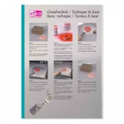 Pendentif ovale pour poudre de sur-glaçure Efcolor 19x14 mm en cuivre x1