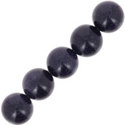 Perles 10 mm Imitation Blue Sand Stone x5