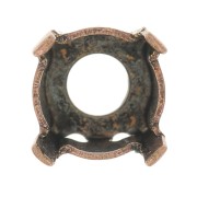 Serti griffe pour cabochon PureCrystal 1028/1088/1122 Rivoli 6 mm - Cuivré v. x1
