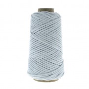 Bobine de cordon en coton pour macramé Cotton Suprême 3XL peigné - Celeste x75m