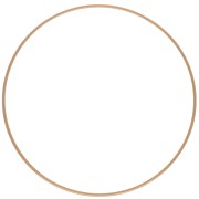 Cercle nu en métal pour attrape rêves suspension et abat-jour 25cm doré vieilli