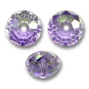 Tanzanite - Ronde aplatie PureCrystal 5040 8 mm Tanzanite x1 Ronde aplatie PureCrystal 5040 8 mm Tanzanite x1