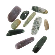 Gouttes irrégulières 12-22 mm Agate Indienne x10