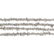 Perles chips 3 - 5 mm en pierre gemme - Labradorite x85 cm