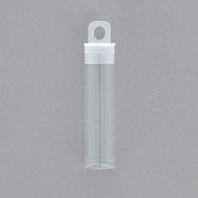 Petit tube de rangement 5.2x1.4 cm - modèle 14 - pour perles de rocailles x1