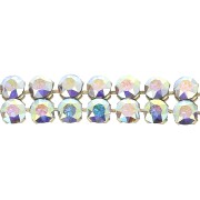 PureCrystal Crystal Mesh 40001 2 rangs 5,3 mm Crystal AB - Doré x5cm