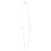 Sautoir de 77 cm maille boule 1.5 mm - Doré à l'or fin x1