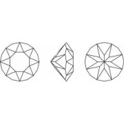 Cabochon PureCrystal 1088 6 mm Crystal Moonlight