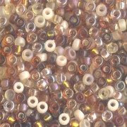 Mix de rocailles Miyuki 15/0 MIX-057 - Golden Grains x8gr