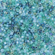 Mix de rocailles Miyuki 15/0 MIX-056 - Touch of Teal x8gr