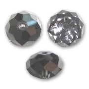 Crystal - Ronde aplatie PureCrystal 5040 8 mm Crystal Silver Night x1 Ronde aplatie PureCrystal 5040 8 mm Crystal Silver Night x1