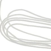 Cordon élastique super doux 2.5 mm - Blanc x1m