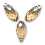 Gouttes PureCrystal 6010 11x5.5 mm Light Colorado Topaz x4