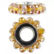 Pendentifs rondelles facettées