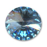 Cabochon PureCrystal 1122 Rivoli 14 mm Aquamarine x1