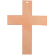 Pendentif croix 73x53 mm pour poudre de sur-glaçure Efcolor en cuivre x1