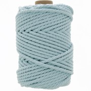 Celeste - Bobine de cordon en coton pour macramé 5 mm - Celeste x50m Bobine de cordon en coton pour macramé 5 mm - Celeste x50m