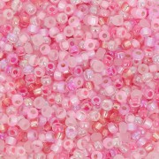 Pink - Mix de rocailles Miyuki 11/0 MIX-03 - Pretty in Pink x8gr Mix de rocailles Miyuki 11/0 MIX-03 - Pretty in Pink x8gr