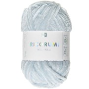 Laine chenille Ricorumi Nilli Nilli par Rico Design - migurumi Bleu clair 014 x25g