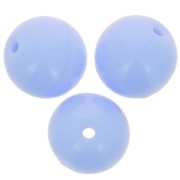 Perles rondes en verre tchèque 8 mm - Opaque Bleu ciel x20