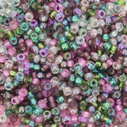 Rose - Mix de rocailles Miyuki 11/0 MIX-10 - Heather x8gr Mix de rocailles Miyuki 11/0 MIX-10 - Heather x8gr