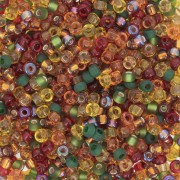 Vert - Mix de rocailles Miyuki 11/0 MIX-15 - Autumn x8gr Mix de rocailles Miyuki 11/0 MIX-15 - Autumn x8gr