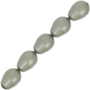 Perles poires nacrées PureCrystal 5821 11x8 mm - Crystal Powder Green Pearl x5