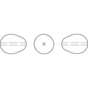 Perles poires nacrées PureCrystal 5821 11x8 mm - Crystal Coral Pearl x5