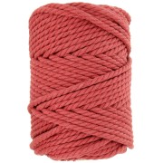 Brique - Bobine de cordon en coton pour macramé 5 mm - Brique x50m Bobine de cordon en coton pour macramé 5 mm - Brique x50m