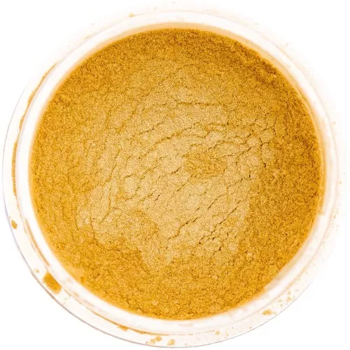 Pigment en poudre Noctilucent pour résine - Rico Design - Or nacré x3g