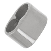 Poussoir double 13x9 mm pour cordons de 5 mm - Acier inoxydable 304L x1