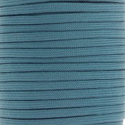 Cordon Paracorde - corde de parachute plate 4 mm - Bleu Pétrole x1m