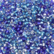 Multi Bleu - Mix de rocailles Miyuki 11/0 Blue Sparkle x8g Mix de rocailles Miyuki 11/0 Blue Sparkle x8g