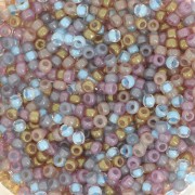 Rose - Mix de rocailles Miyuki 11/0 Retro Touch x8g Mix de rocailles Miyuki 11/0 Retro Touch x8g