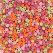 Rose - Mix de rocailles Miyuki 11/0 Wild Flower x8g Mix de rocailles Miyuki 11/0 Wild Flower x8g