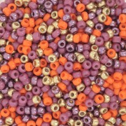 Violet - Mix de rocailles Miyuki 11/0 African Glow x8g Mix de rocailles Miyuki 11/0 African Glow x8g