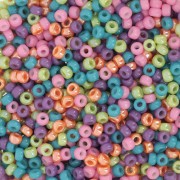 Multicolore - Mix de rocailles Miyuki 11/0 Crazy Flower x8g Mix de rocailles Miyuki 11/0 Crazy Flower x8g