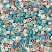 Beige - Mix de rocailles Miyuki 11/0 Tropical x8g Mix de rocailles Miyuki 11/0 Tropical x8g