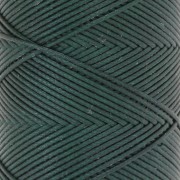 Fil plat en polyester ciré Slam Cord pour micro macramé 0.6 mm - Vert foncé x100m