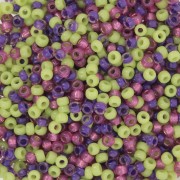 Vert - Mix de rocailles Miyuki 11/0 - Deep Aubergine x8g Mix de rocailles Miyuki 11/0 - Deep Aubergine x8g