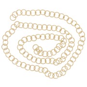 Anneaux ouverts 6x0.8 mm - Acier inoxydable 316L Doré x100