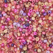 Rose - Preciosa Perles rocailles 11/0 2 mm - Mix Rose - Nude x20g Preciosa Perles rocailles 11/0 2 mm - Mix Rose - Nude x20g