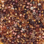 Topaz - Preciosa Perles rocailles 11/0 2 mm - Mix Topaz x20g Preciosa Perles rocailles 11/0 2 mm - Mix Topaz x20g