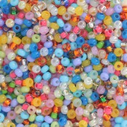 Multicolore - Preciosa Perles rocailles 11/0 2 mm - Mix Multi-Bleu - Multicolore x20g Preciosa Perles rocailles 11/0 2 mm - Mix Multi-Bleu - Multicolore x20g