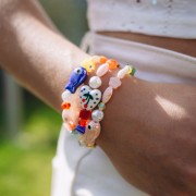 Perles toupies Preciosa - Rondelle Bead 5 mm - Light Sapphire AB 2X x12