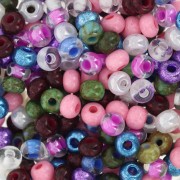Multicolore - Preciosa Perles rocailles 6/0 4 mm - Mix Multicolore 2 x20g Preciosa Perles rocailles 6/0 4 mm - Mix Multicolore 2 x20g