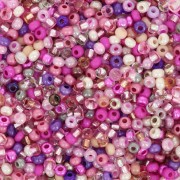 Rose - Preciosa Perles rocailles 11/0 2 mm - Mix Rose - Violet x20g Preciosa Perles rocailles 11/0 2 mm - Mix Rose - Violet x20g