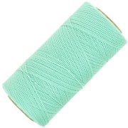Bobine de fil ciré Linhasita pour micro macramé 0.35 mm Menthe Glacée (1436) x448m